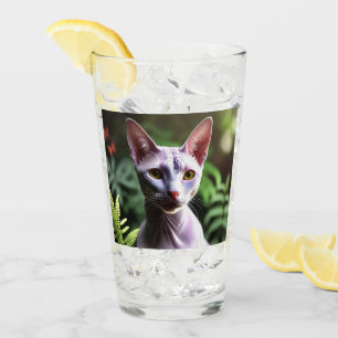 Tuna The Hairless Canadian Cat, Glass