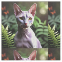 "Tuna the Hairless Cat: Sleek and Silky" 