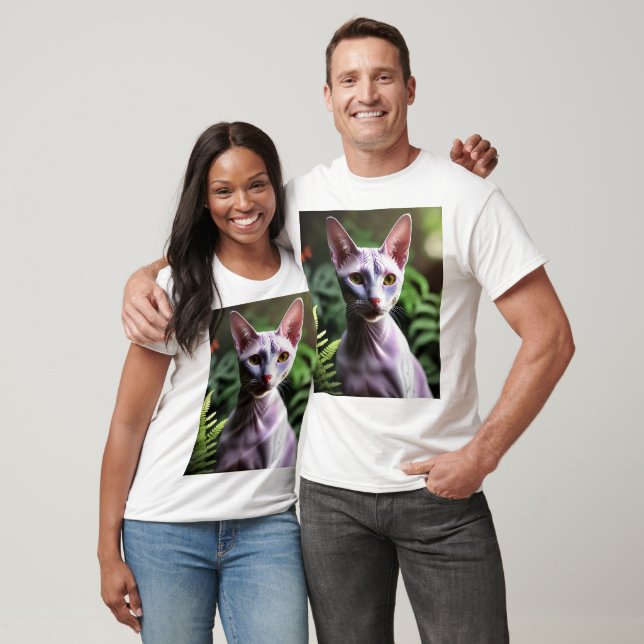 "Tuna the Hairless Cat: Sleek and Silky"  T-Shirt (Unisex)