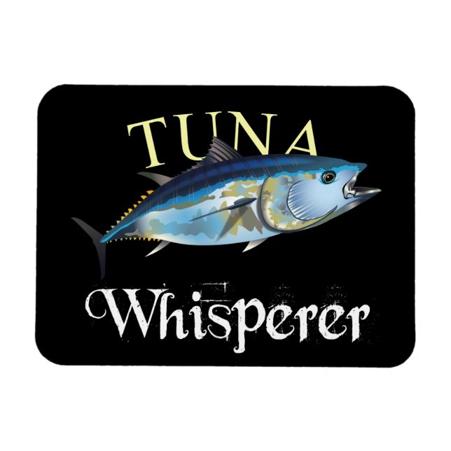 Tuna Whisperer Dark Coloured Magnet (Horizontal)