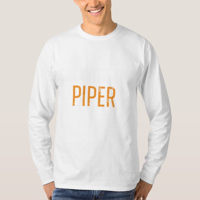 Tune in Fun: Im with the Piper Tee - Musical Whims (Front)