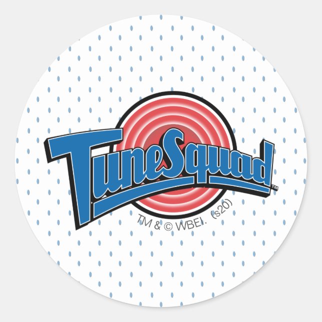 TUNE SQUAD™ Uniform Logo Classic Round Sticker (Front)