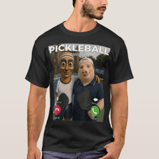 Tung Sahur John Pork Pickleball Calling The Court T-Shirt