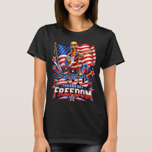 Tung Sahur Usa Flag 250 Year Dom 4th July Brainrot T-Shirt