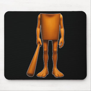 Tung Tung Sahur Funny Italian Brainrot Halloween C Mouse Pad