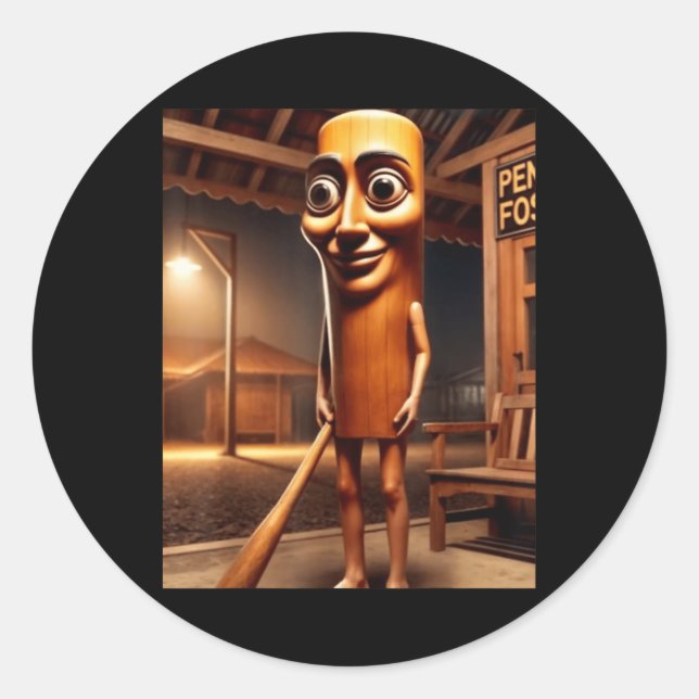 Tung Tung Tung Sahur  Classic Round Sticker (Front)