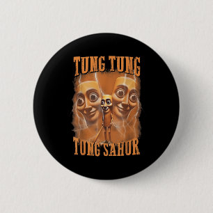 Tung Tung Tung Sahur Funny Meme Brainrot Humour Ge 6 Cm Round Badge