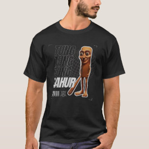 Tung Tung Tung Sahur Funny Meme Brainrot Humour Ge T-Shirt