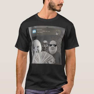 Tung Tung Tung Sahur John Pork Ai Baby Funny Meme T-Shirt