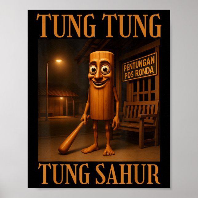 Tung Tung Tung Sahur  Poster (Front)