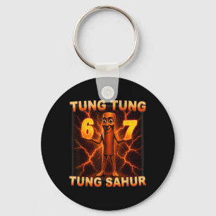 Tung Tung Tung Sahur Six Seven 67 Meme For Kid Key Ring
