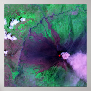 Tungurahua Volcano in Ecuador Poster