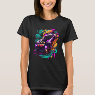 Tuning car from the 90s Pace Car racing car  8 T-Shirt