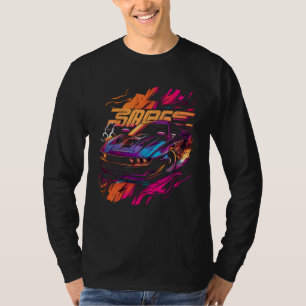 Tuning car from the 90s Pace Car racing car T-Shirt