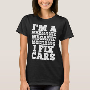 Tuning Car Repairing Cars Mechanic Tools Garage T-Shirt