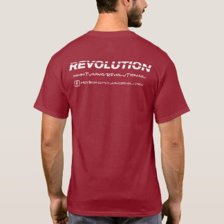 Tuning Revolution - White Text - Facebook T-Shirt