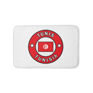 Tunis Tunisia Bath Mat