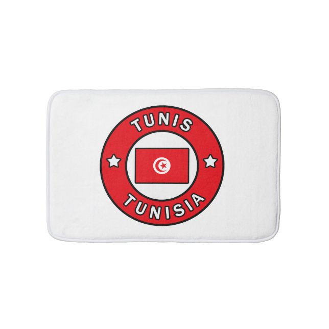 Tunis Tunisia Bath Mat (Front)