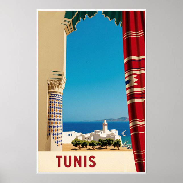 Tunis, Tunisia poster (Front)