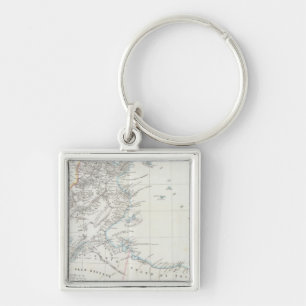 Tunisia and Lybia Key Ring