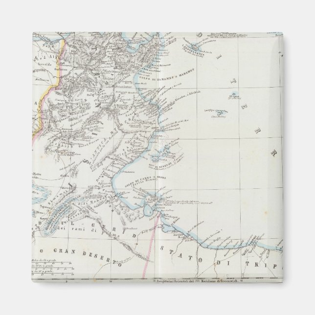 Tunisia and Lybia Magnet (Front)