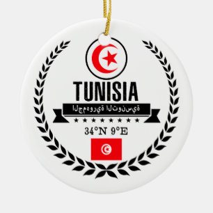 Tunisia Ceramic Tree Decoration