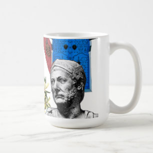 Tunisia Collage Sticker Design   Tunisian Culture  Coffee Mug