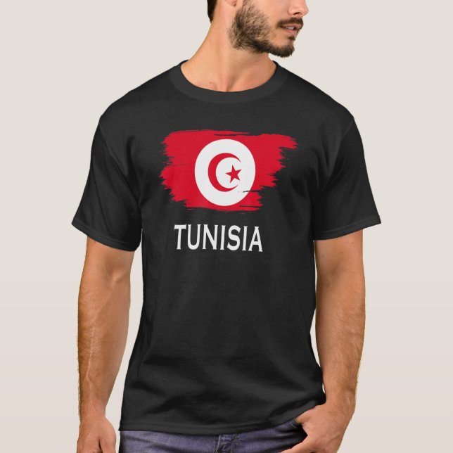 Tunisia Country Tunisian Flag for Men Women Kids T T-Shirt (Front)