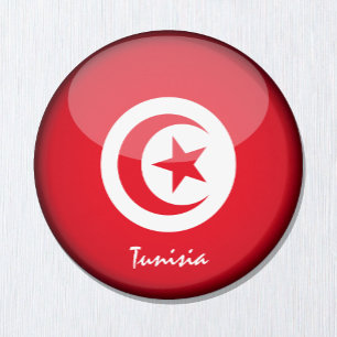 Tunisia flag & Africa - travel/sports fans Magnet