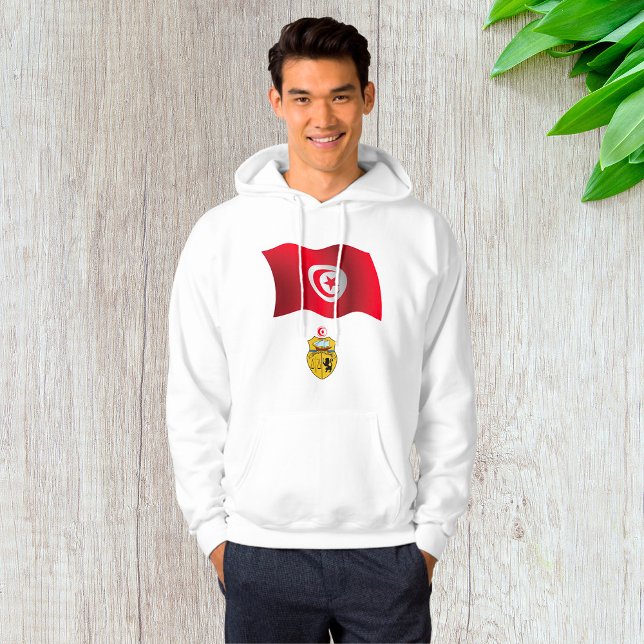 Tunisia Flag and Coat of Arms Patriotic Tunisian  Hoodie (Creator Uploaded)