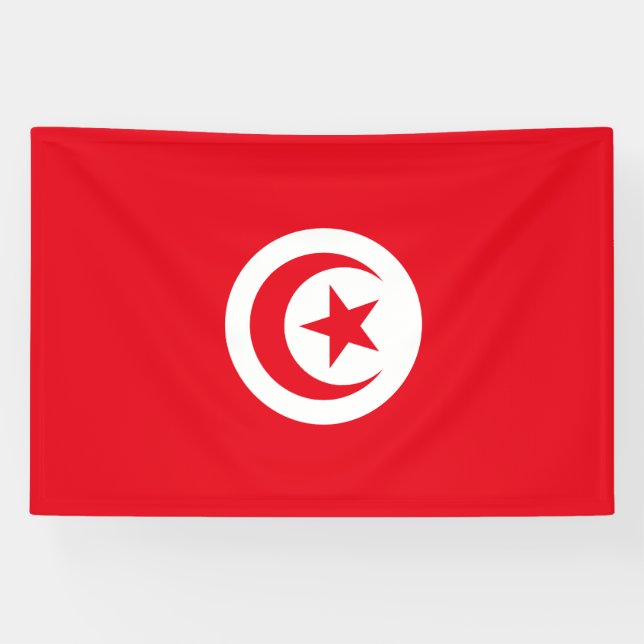 Tunisia Flag Banner (Horizontal)