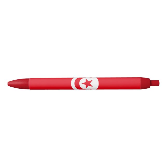 Tunisia Flag Black Ink Pen (Front)