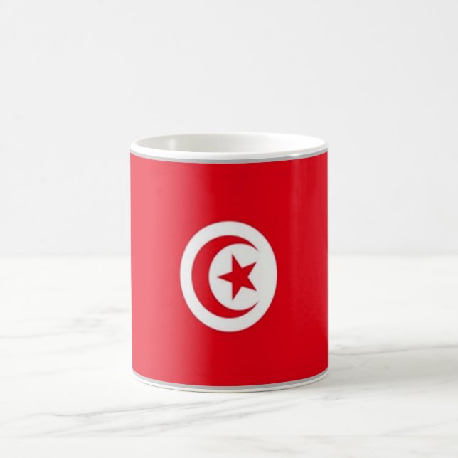 Tunisia - Flag - Coffee Mug (Center)