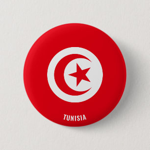 Tunisia Flag Cute Patriotic 6 Cm Round Badge