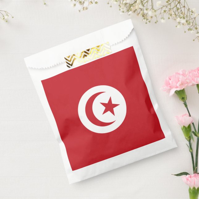 Tunisia flag favour bags (Sealed)