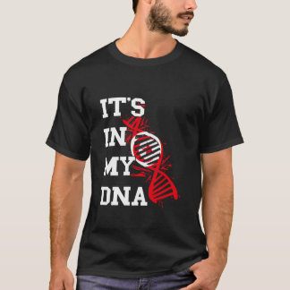 Tunisia Flag It's In My DNA Molecule Tunisian Prid T-Shirt