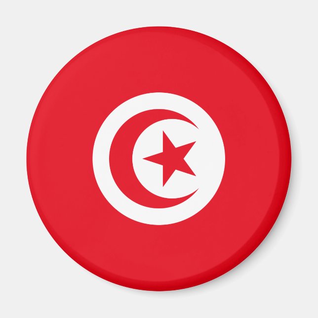 Tunisia Flag Magnet (Front)