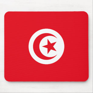 Tunisia Flag Mouse Pad