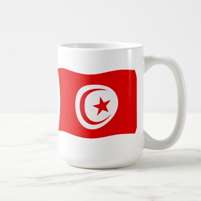 Tunisia Flag Mug (Right)