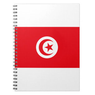 Tunisia Flag Notebook