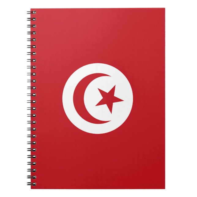 Tunisia flag notebook (Front)
