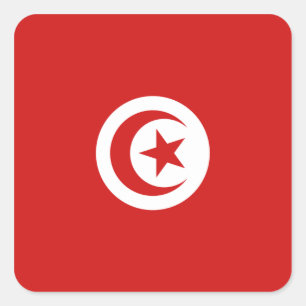 Tunisia Flag Sticker