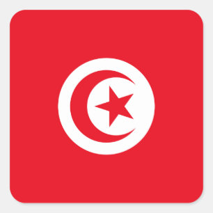 Tunisia Flag Sticker