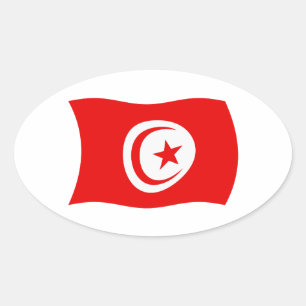 Tunisia Flag Sticker