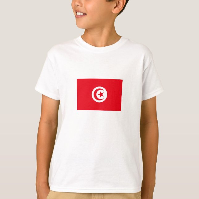 Tunisia Flag T-Shirt (Front)