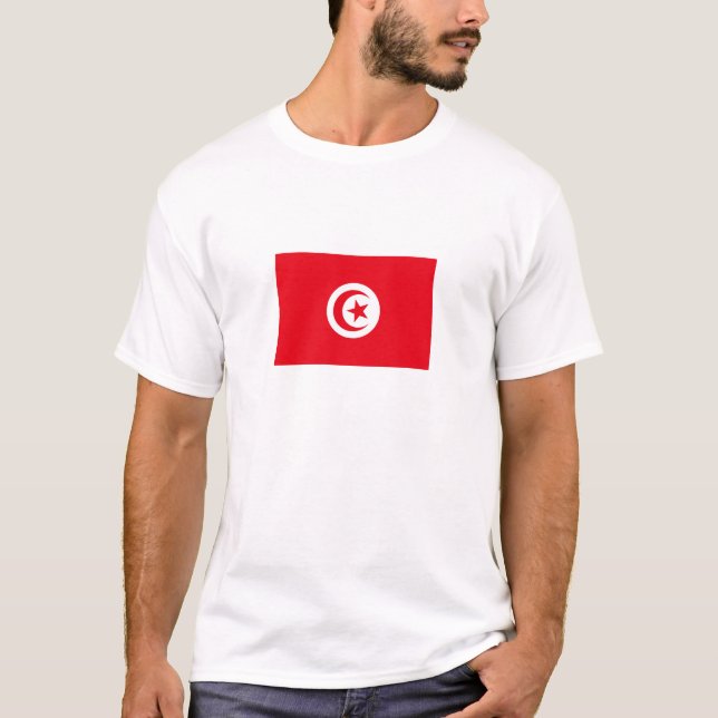 Tunisia Flag T-Shirt (Front)
