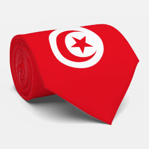 tunisia flag tie