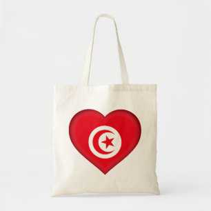 Tunisia Flag Tote Bag