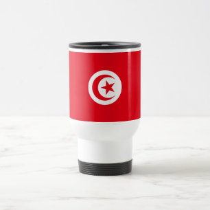 Tunisia Flag Travel Mug