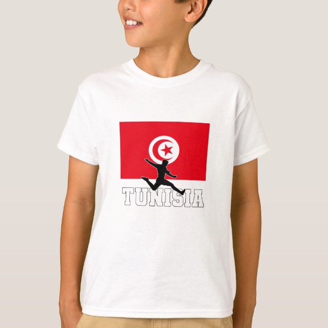 Tunisia Football Soccer National Team T-Shirt (Front)